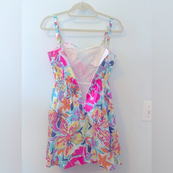 NWOT Lilly Pulitzer Christine Multi Color Floral Mini Dress - Size 0 - Picture 7 of 11